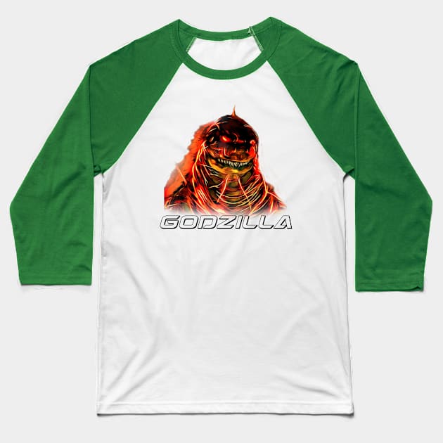 godzilla Baseball T-Shirt by Pixy Official